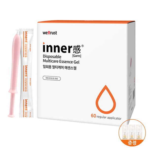 Wet Rust Innergam Multi-Care Essence Gel 60P (60 pieces) Disposable moisturizing gel feminine cleanser (+ 1ml sample of The Who sunscreen included)