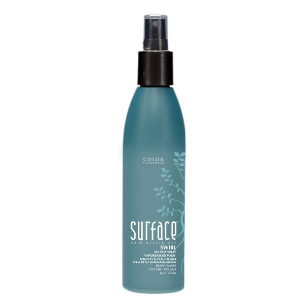 Surface SWIRL Sea Salt Spray, Get Beach Waves, Add Texture And Volume, 6 Fl. Oz.