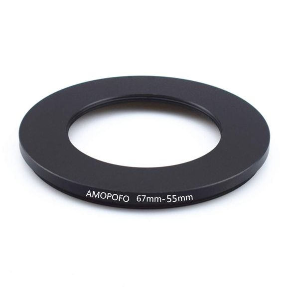 67mm-55mm Step-down-Ringe Filteradapter Ring,67mm bis 55mm Filter Adapterring- von Kamera Objektiv mit 67mm Filtergewinde auf 55mm Filter-Ring