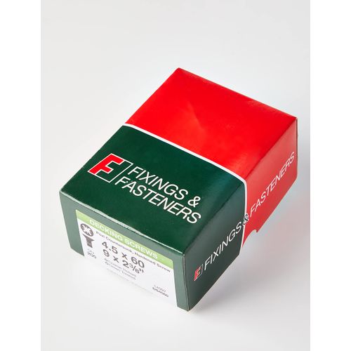 ForgeFix Countersunk Decking Screws | 4.5 x 60mm | Green | Box 200