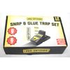 Pro-Catcher Mouse Traps Indoor Set 12 6 Reusable Mouse Traps & 6 Glue Traps