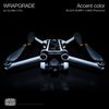 WRAPGRADE for DJI Mini 3 Pro Accent Color Skin Sticker (Black Bumpy Camo)