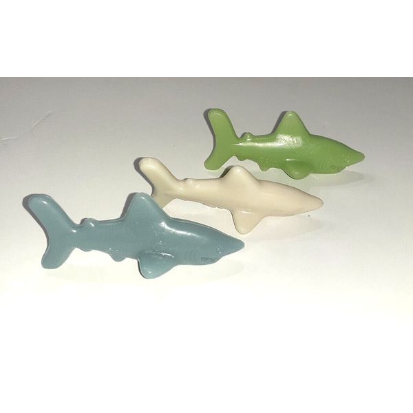 "BLUE ONLY" VINTAGE SHARK BITES  Glow in the Dark  General Mills  Fruit Snacks