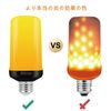 【Upgraded】Bitrue Flame Bulb, LED Flame Effect Bulb, E26 Base, 4 Mode Flashing Light Bulb, Gravity Sensor Included, Holiday Decor Choice (2 Pack)