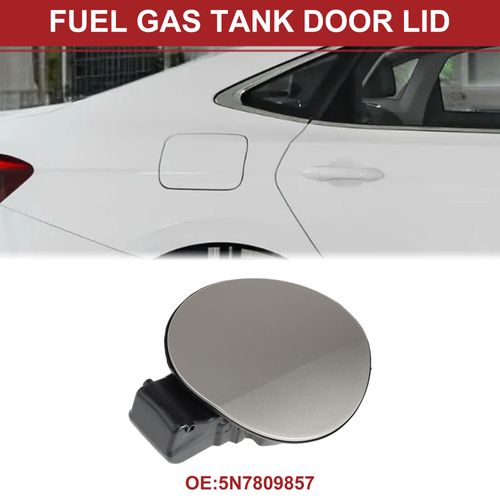 ACROPIX Fuel Tank Door Cap for Volkswagen Tiguan 2010-2019 Fuel Gas Tank Door Lid Bolt Type No.5N7809857 Gold Tone ABS Fuel Filler Door Gas Cap
