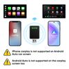 Wireless CarPlay Adapter, Android Auto Wireless Adapter, Plug & Play, Convert Wired CarPlay to Wireless, Button for Quick Devices Switch, Extension Cable USB A/C, Compatible with iOS 10+/Android 11+
