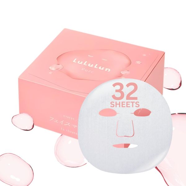 LuLuLun Pure Every Face Mask - 32 Sheets