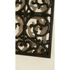 Delightful rectangular decorative cast iron trivet - ideal to protect your table!