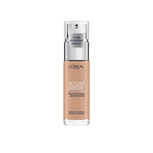 L'Oréal Paris Make-Up Designer Accord Parfait - 3.R/3.C Rose Beige - Foundation Foundation Foundation Liquid Dispenser Bottle - (Beige Rose, R3, Normal Skin, Dispenser Bottle, Liquid)