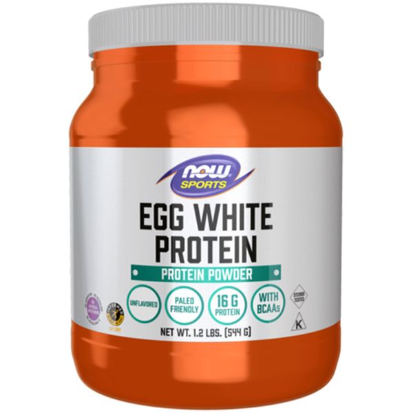 Now Foods, Egg White Protein, Unflavoured, 2268g Protein Powder, Gluten-Free, Vegetarian, SOYA-Free, GMO-Free, Sugar-Free