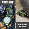[NASSIA] Compass Compass Waterproof Durable Hiking Climbing Cycling (Khaki)