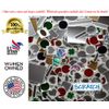 My Scratch Offs 1.25 Inch Silver Round Scratch Off Sticker Labels - 500 Pack