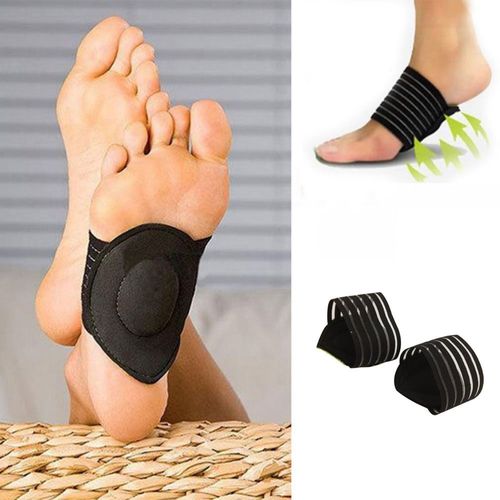 Pedimend Plantar Fasciitis Arch Sleeve - 4 Pieces | Foot Massager Straps for Fallen Arches Cushion | Arthritis Foot Pain Relief Support Socks for Men & Women | Flat Feet Therapy Wrap Insoles