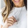 Wild Essentials Jack Skullington Essential Oil Diffuser Necklace (Silver Skull, No Oils)