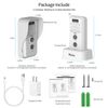 Home 1/2 Mile Range Wireless Doorbell Intercoms Rechargeable Battery Waterproof