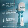 Gillette Venus Smooth Razors for Women, Includes 1 Handle, 6 Razor Blade Refills