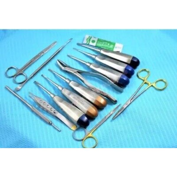 PREMIUM GERMAN Veterinary Dental instruments Extraction Kit Forceps-A+ QUALITY