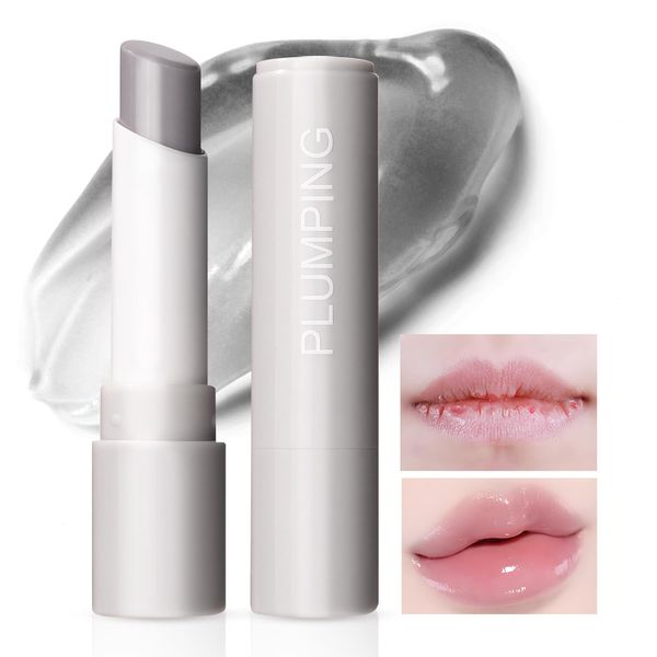 Prreal Moisturing Lip Balm, Temperature Colour Changing Lip Balm for Dry, Cracked Lips, Nourishing Fruit Lip Gross Lipstick, Not Stick Cup Waterproof Lip Color Lipstick for Women Lip Care, 01