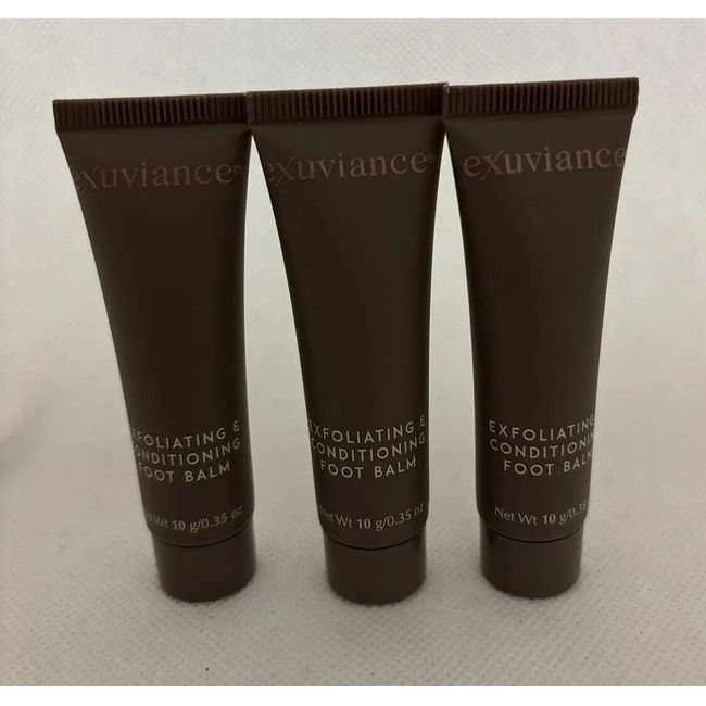 EXUVIANCE Exfoliating & Conditioning Foot Balm 0.35 oz / 10 g ea. 3ct