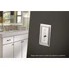 Brainerd 64176 Architectural Collection Single Decorator Wall Plate, Satin Nickel