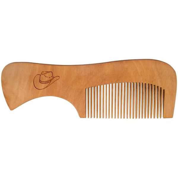 'Texas Cowboy Hat' Wooden Comb (HA00047605)