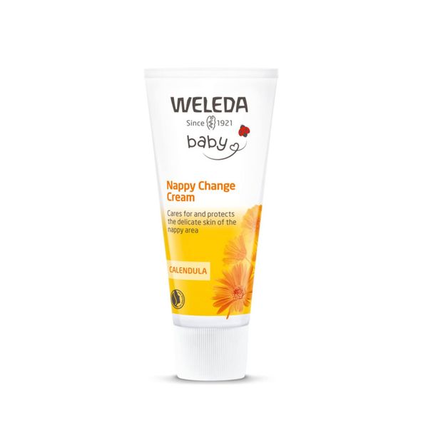 Weleda Baby Nappy Cream w. Calendula, Natural Nappy Rash Ointment, Baby Cream for Newborn Up, Baby Barrier Cream & Baby Balm for Bottoms Cares & Protects Delicate Skin by Weleda Baby Skincare - 75ml