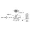 Cargo Equipment Corp. L-Track Double Lug Stud Fitting PN: FE200739