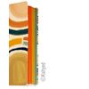 Molly & Rex Spiral Notebook, Abstract Pattern (1 Pack) College Ruled with Folder