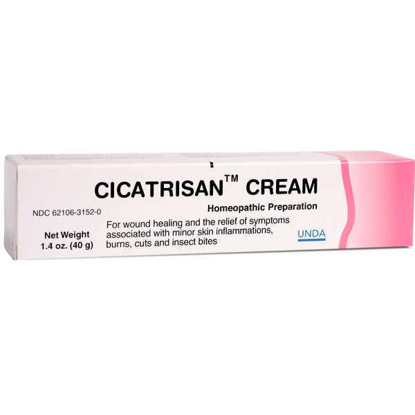 UNDA Cicatrisan Cream | Homeopathic Remedy Helps Temporarily Relieve Minor Skin Irritations Symptoms. | 1.4 Ounces