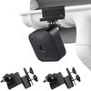 Wasserstein Weatherproof Gutter Mount with Universal Screw Adapter - Compatible with Blink Outdoor & XT2/XT Camera (2 Pack, Black)