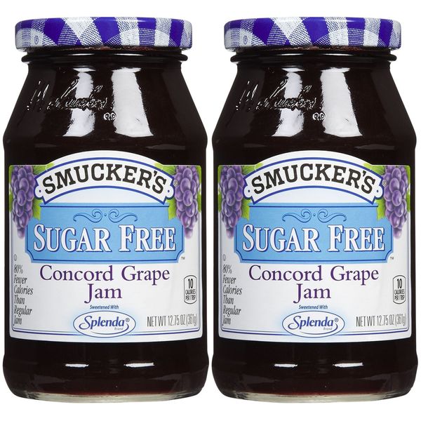 Smuckers Litre Sugar-Free Grape Jam, 12.75 Ounce