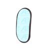 APUK Hitch Blind spot Attachment Oval Mirror Head Replacement for Case IH John Deere Tractor