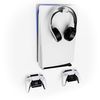 ADZ Wall Mount Stand & Controller Holders Compatible With PS5 and Slim Disc/Digital Versions