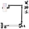 FIFIELD 22" Magic Arm with Super Clamp Overhead Camera Mount for Camera, 1/4” Threads Adjustable Desktop Stand Holder Compatible with Phone Microphone Webcam Action Camera Video Light