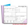 Cherry Carbonless NCR First Aid Report Duplicate Book A4 50 Sets