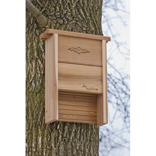 Woodlink Audubon Bat Shelter Model NABAT Light Brown, 12'' x 4.25'' x 17.5'' box