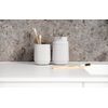 ZONE DENMARK Time Toothbrush Cup for Bathroom Light Grey Diameter 8 cm Height 10 cm