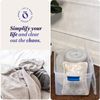 Homz 66 Qt Multipurpose Stackable Storage Bin with Latching Lids, Clear (2 Pack)