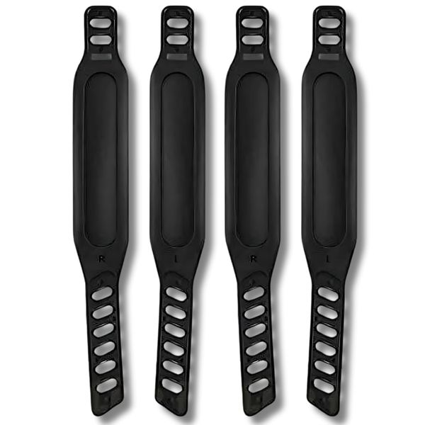 Exercise Bike Pedal Straps (Pair) - Extra Long - Compatible with LifeCycle Bikes (2 Pair)
