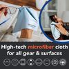 Elite Tech Gear 4-Pack Microfiber Cloth Set - 12"x12" Oversized Washable & Durable Wipes for Glasses, Lenses, Electronics & Screens - Glasses Cleaner Cloth