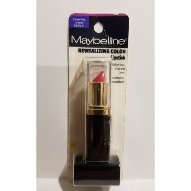 MAYBELLINE Revitalizing Color Lipstick • SILKEN PINK ( CREAM ) 390RL-11