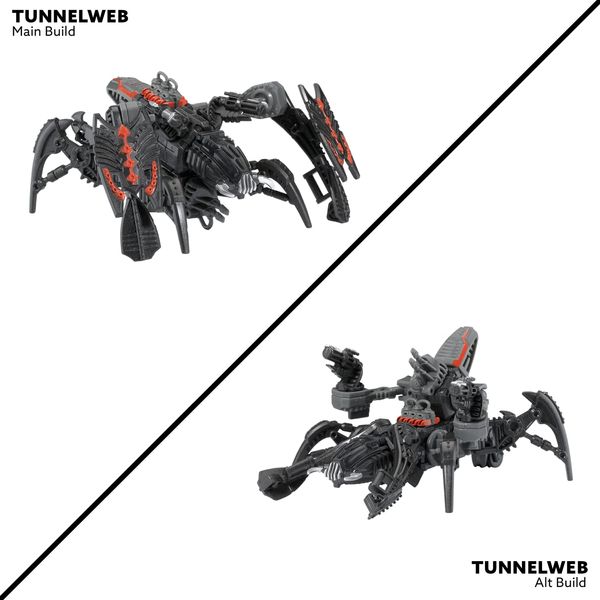 Snap Ships Komplex Tunnelweb K.L.A.W. Spider Mech - Build to Battle - Make 2 Different Builds - Ages 8+