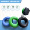 3 Hand Grip Strengthener Training Rings Multi-Level Exerciser for Carpal Tunnel