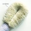 GingerChi Jute Brush - Bath & Shower Dry Skin Body Smoothing Spa-Natural Lymphatic Bristle Fibers to Improve Blood Circulation Exfoliate Skin, Healthy Therapeutics and Reduce Cellulite Cord Handle for Men and Women (Jute Brush)