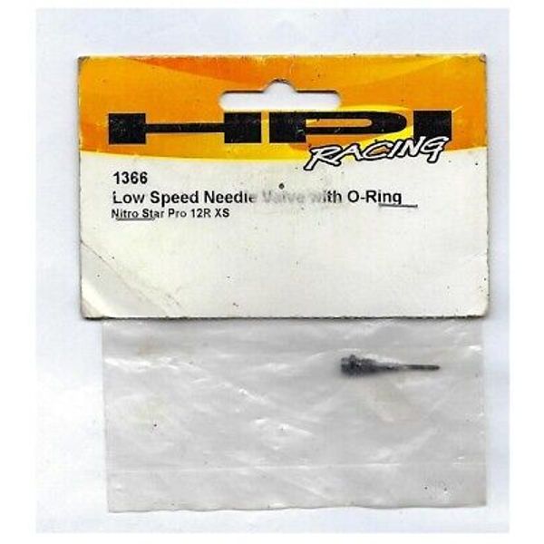 Vintage RC Car HPI 1366 Low Speed Needle w/O-Ring Nitro Star 12R XS Engine NIB