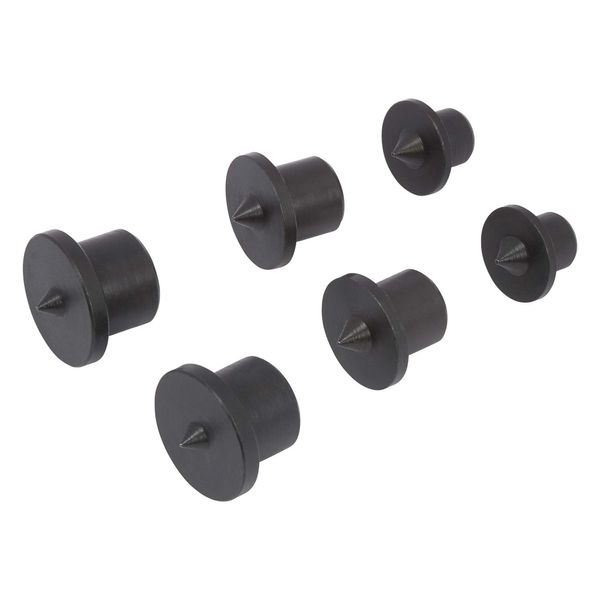 Trend 6-Piece Precision Dowel Centre Points Set for Accurate Wood Alignment, 6mm, 8mm, 10mm, DWL/C/PK1