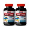 Cod Liver Oil Bottle - Norwegian Cod Liver Oil 600mg - Appetite Control 2B