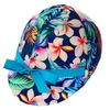 Posies on Navy Equestrian Helmet Cover