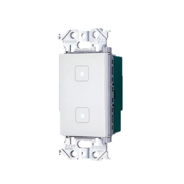 Panasonic ADVANCE WTY5302WK [Touch] Double Switch (3/4-Wire / Receiver), Matte White
