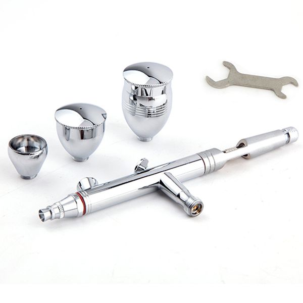 Fengda Airbrush pistole FE-183 mit 0.50 mm Schwerkraft Dual Action Airbrush Set Satz Airbrushpistole für Makeup Malerei Nagel Kunst Tätowierung mit Nadel, Kunststoff Tropfer Schraubenschlüssel